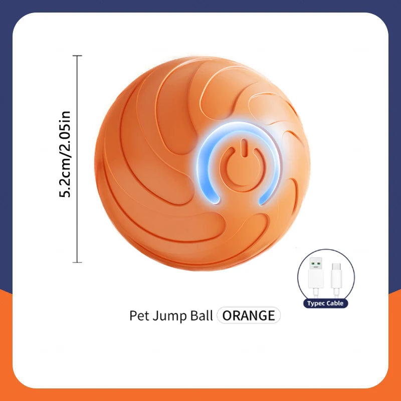 Smart Dog Toy Ball Electronic Interactive Pet Toy Moving Ball USB Automatic Moving Bouncing for Puppy Birthday Gift Cat Products