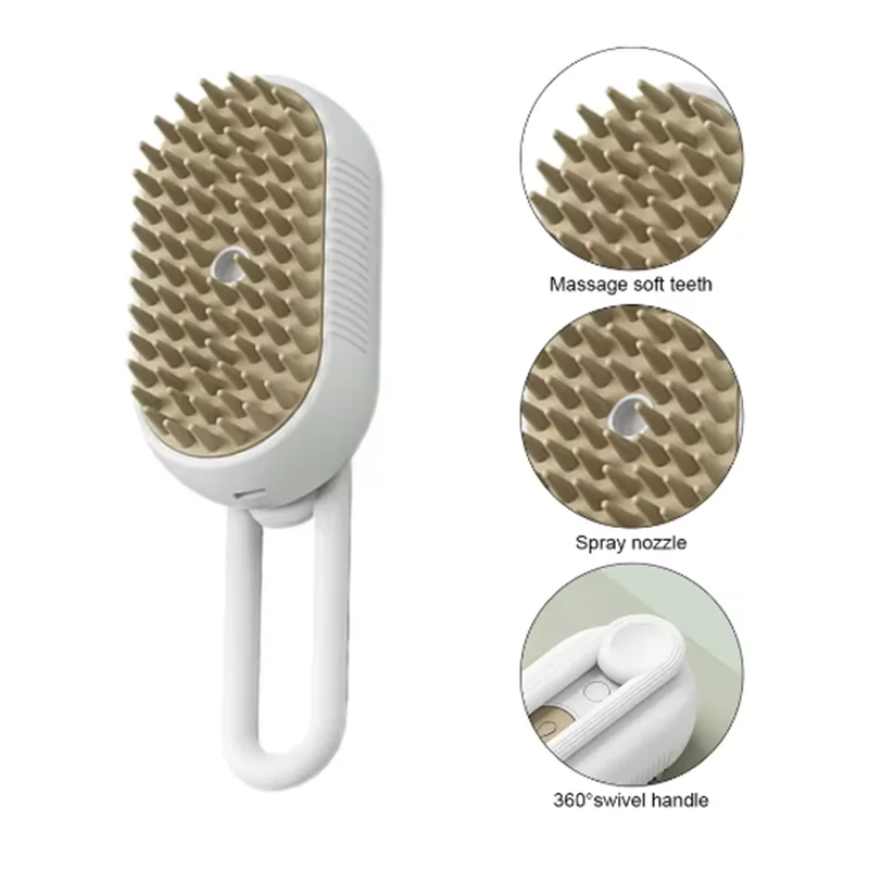 Cat Comb Pet Haired Comb Dog Haired Dog Bathing Massage Brush Cat Haired Brush Puppy Cleaning Pet Supplies