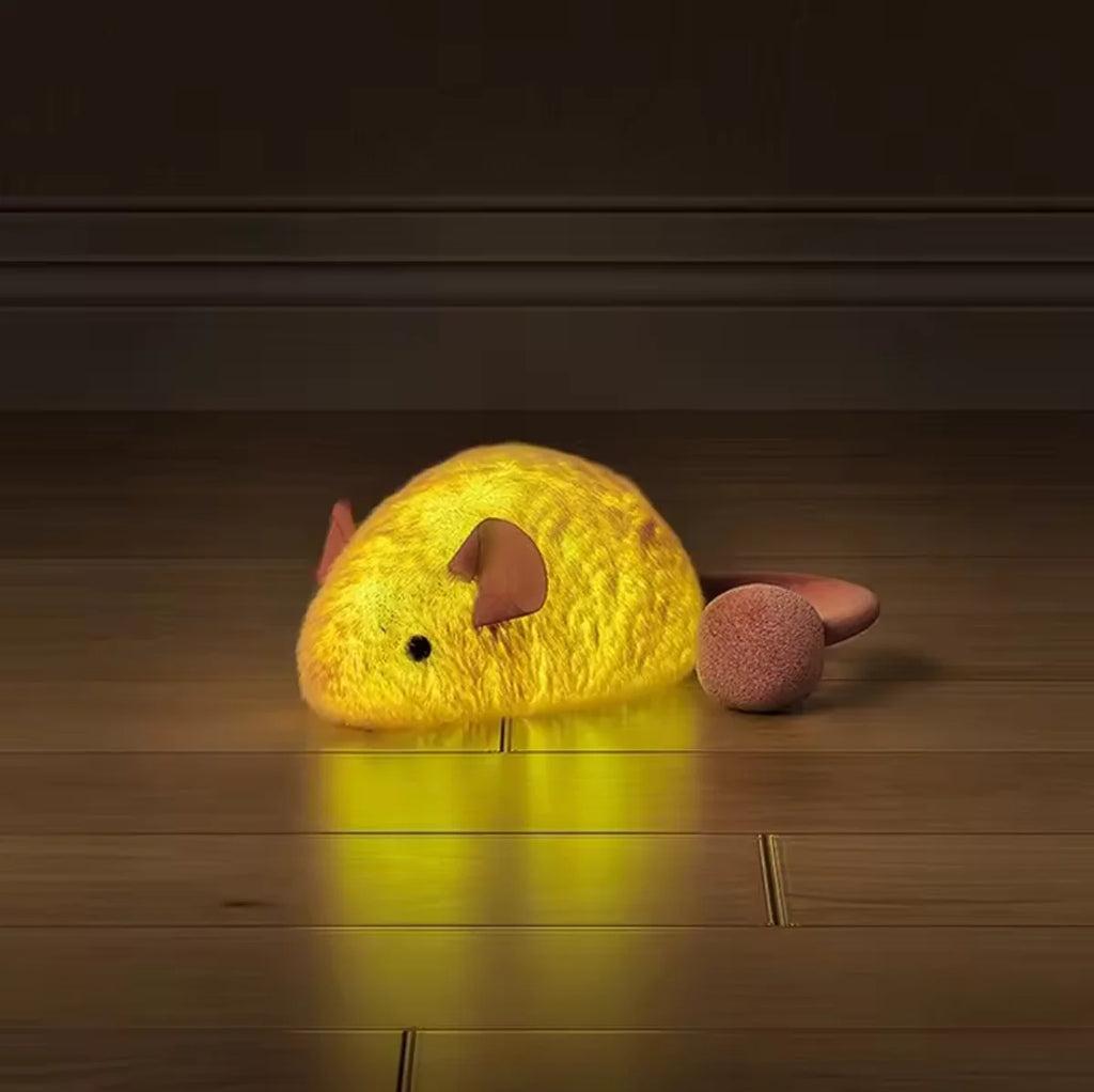 Interactive Plush Mouse Cat Toys Simulation Mice Kitten Self-Playing Plush Toys Indoor Pet Cats Chew Toy