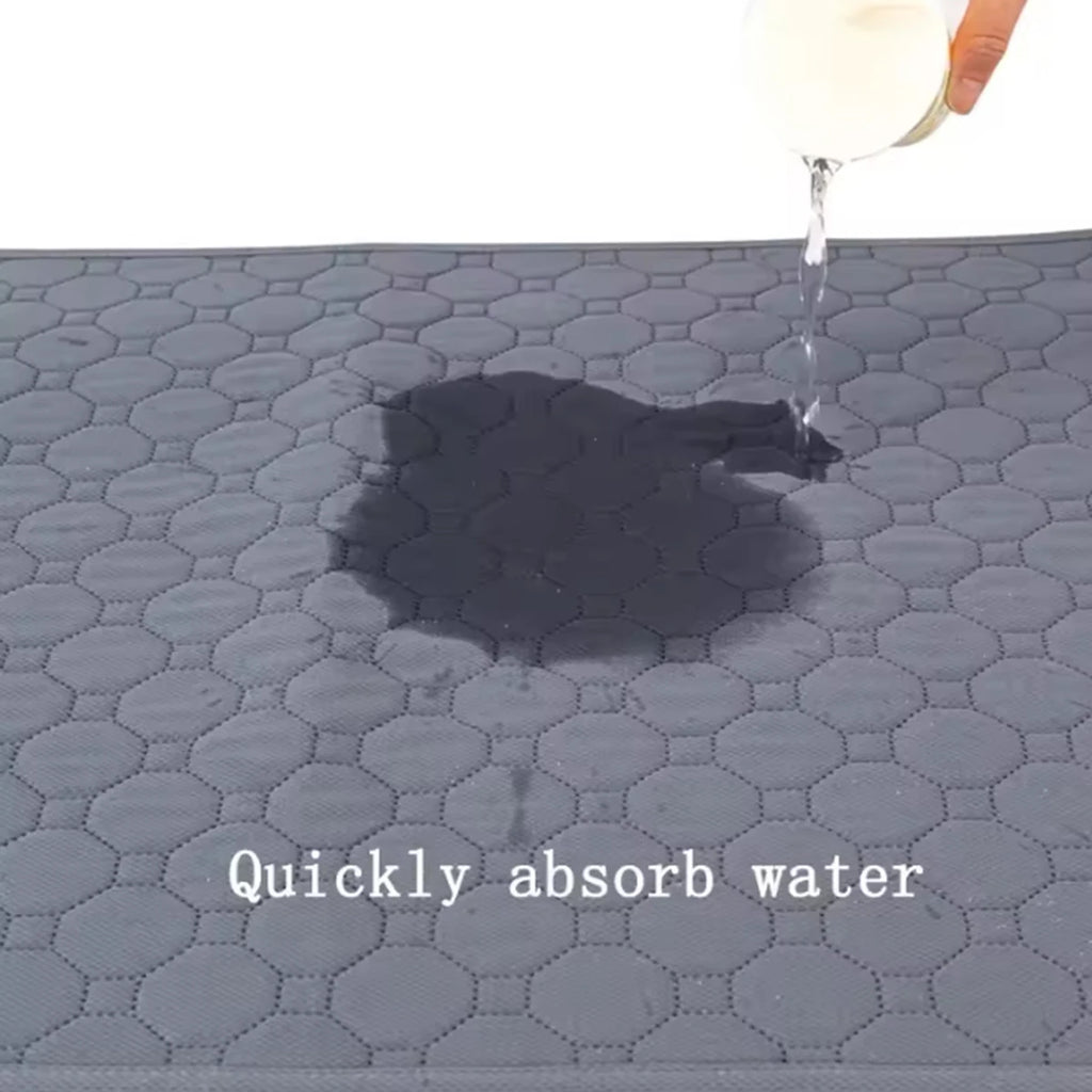 Dog Pee Pad Reusable Washable Dog Urine Mat Car Seat Floor Sofa Waterproof Absorbent Puppy Cat Training Diaper Mat Pet Supplies