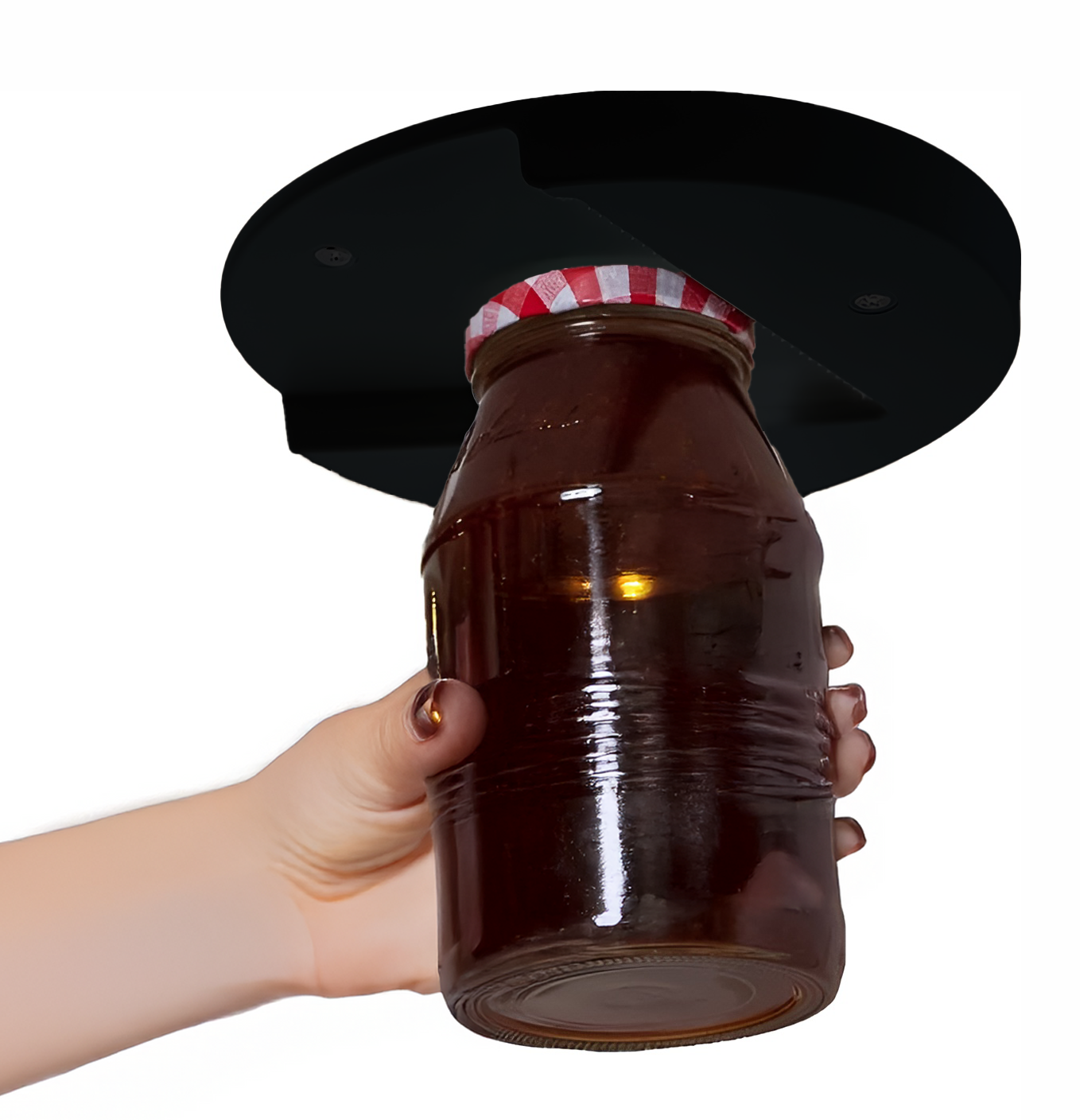 Jar Opener for Seniors – Under Cabinet Bottle & Lid Opener – Easy Grip for Weak Hands & Arthritis Relief